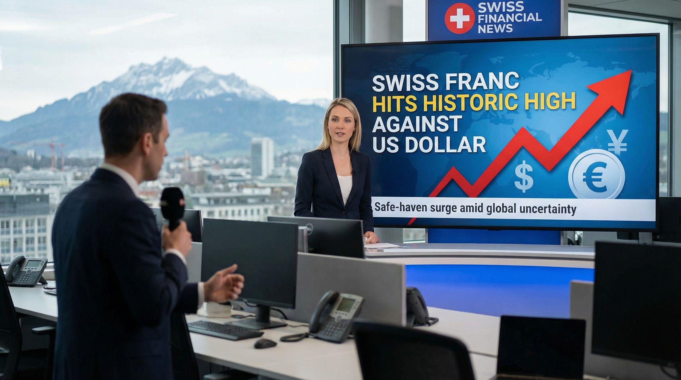 Swiss Franc Hits Historic High Against US Dollar