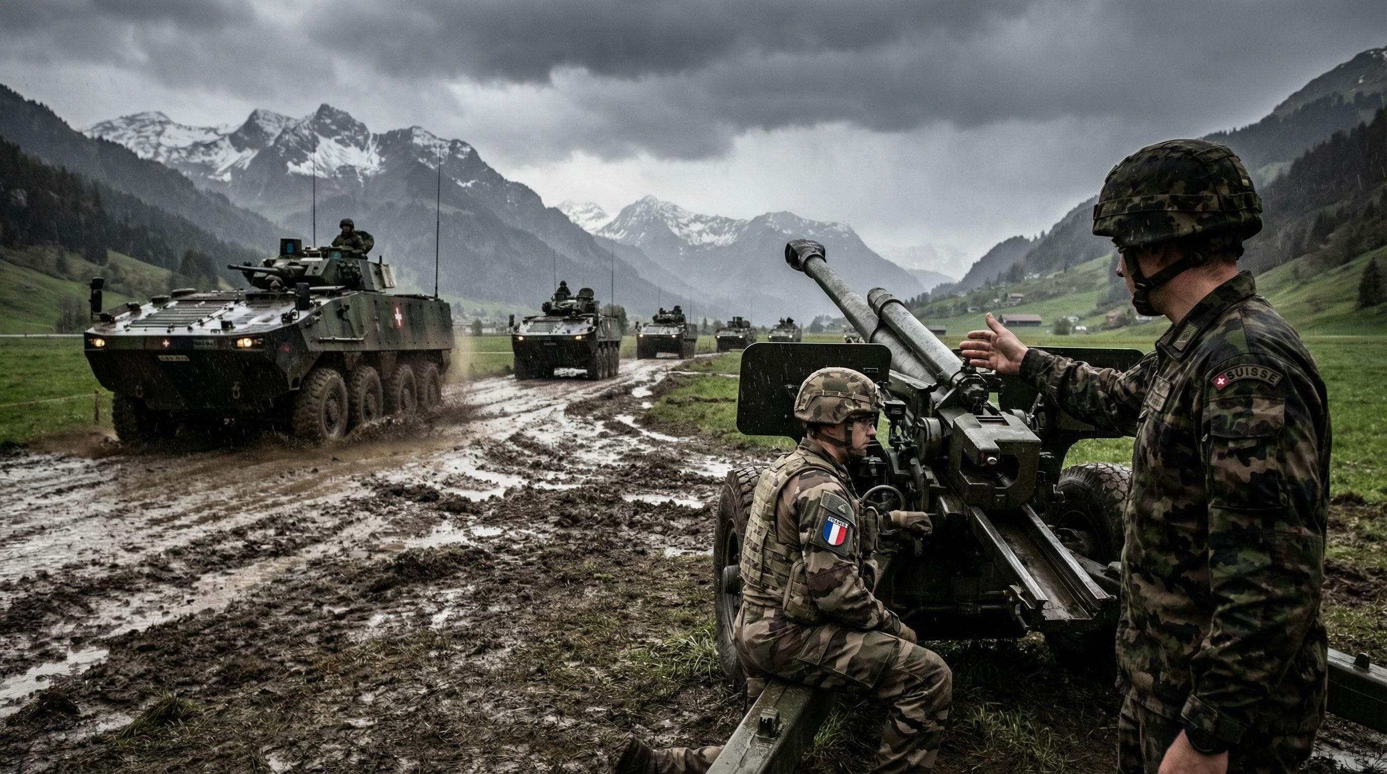 Swiss-French military units conduct joint training exercises
