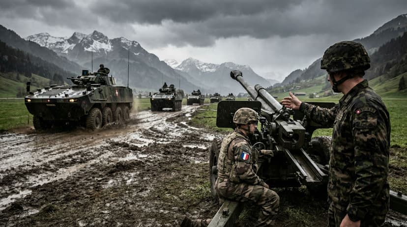 Swiss-French military units conduct joint training exercises