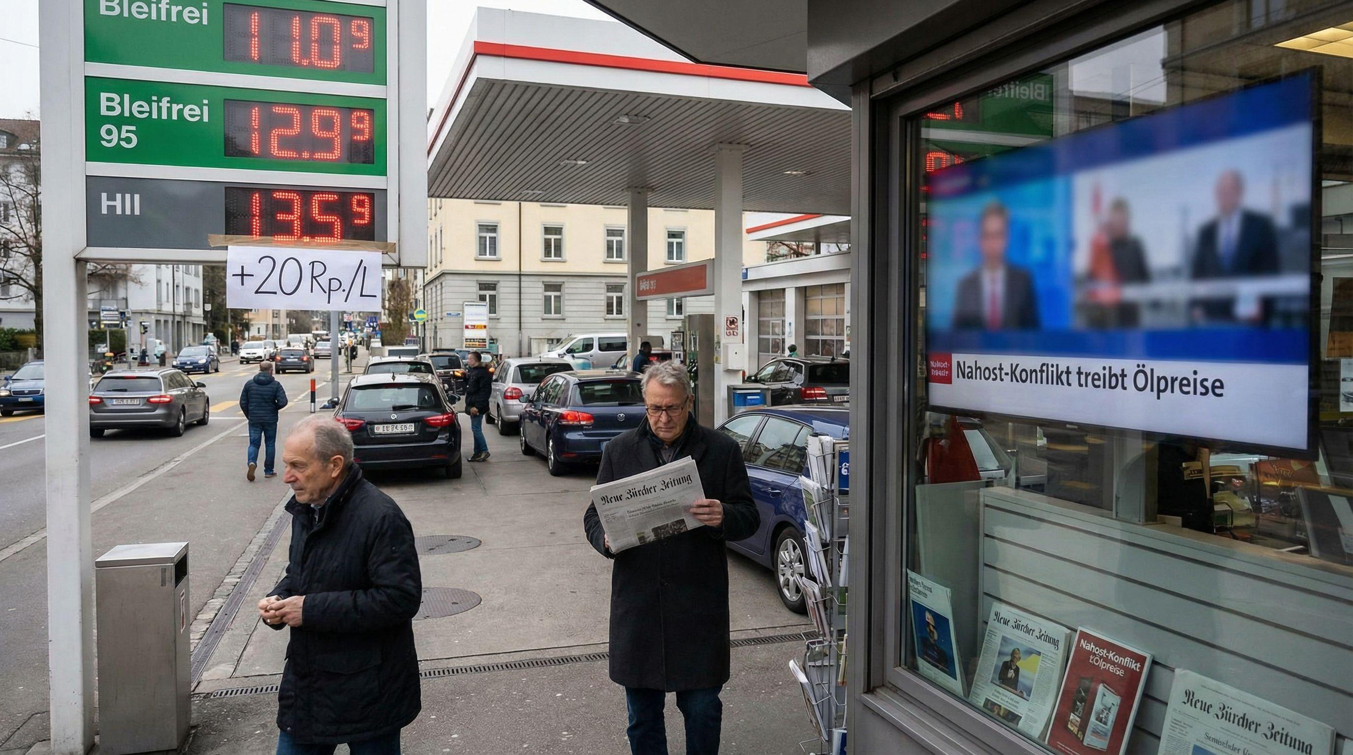 Swiss Fuel Prices Climb as Middle East Conflict Hits Economy