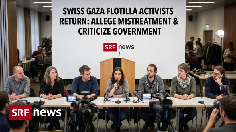 Swiss Gaza Flotilla Activists Return, Allege Mistreatment and Criticize Government