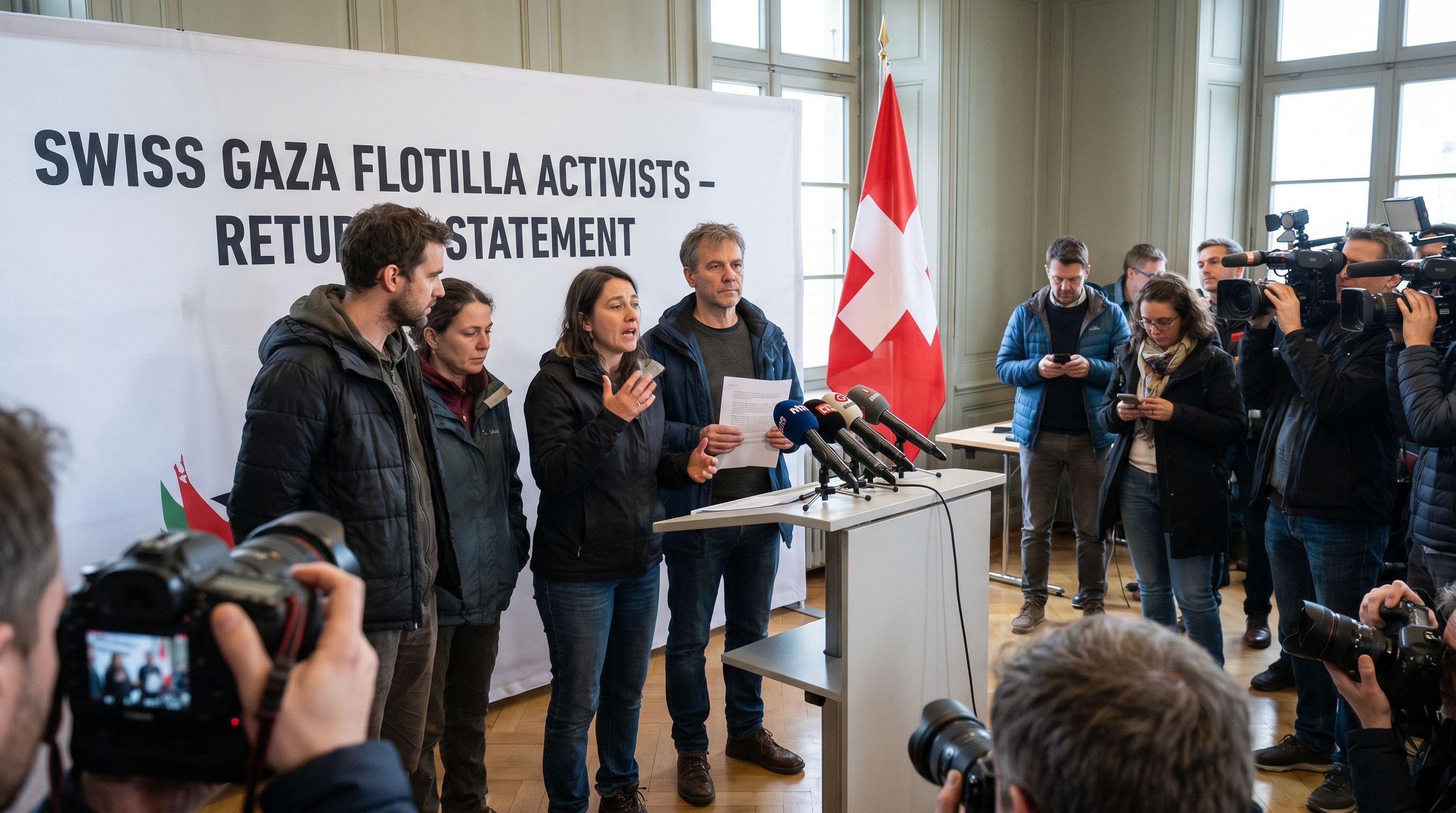 Swiss Gaza Flotilla Activists Return, Criticize Government Inaction