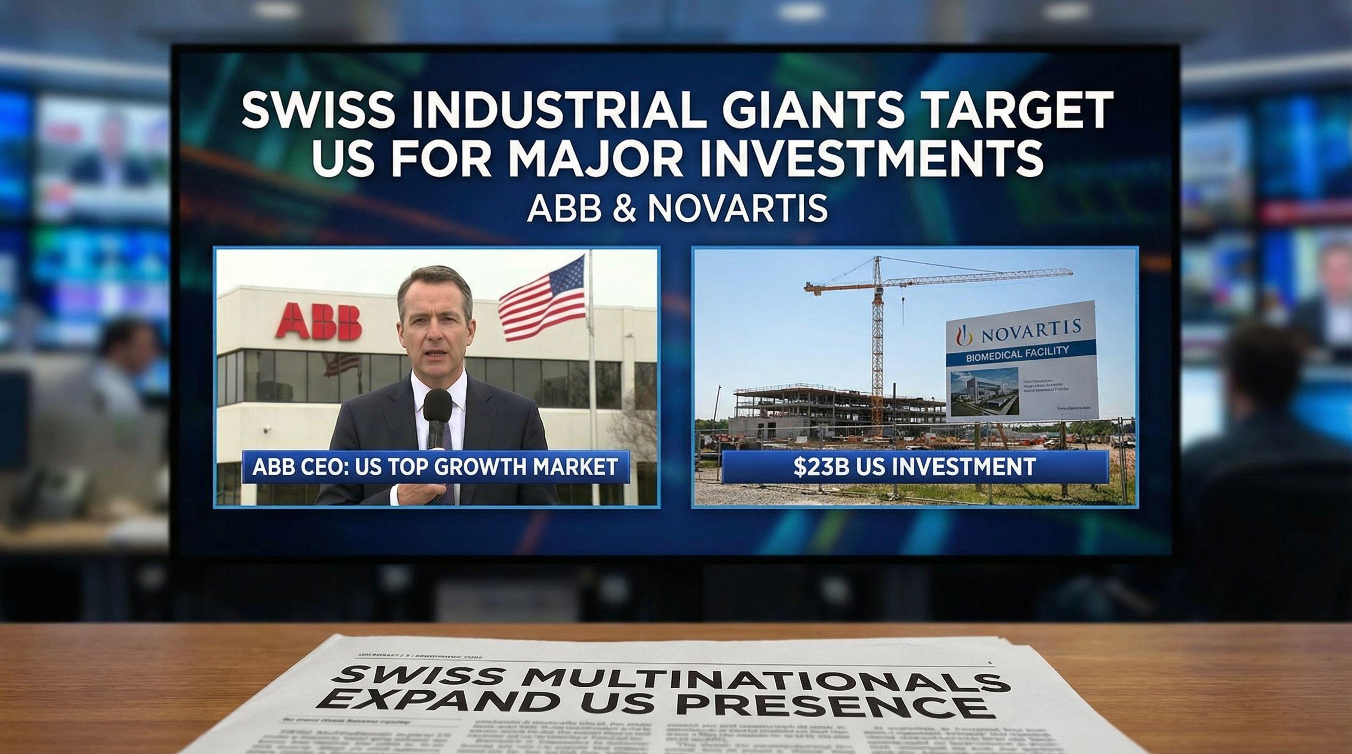 Swiss Industrial Giants ABB and Novartis Target US for Major Investments