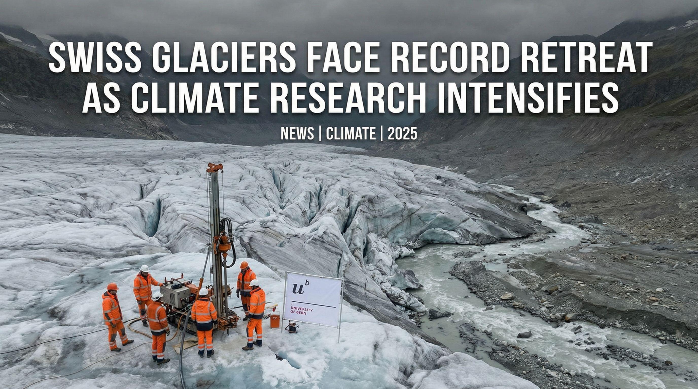 Swiss Glaciers Face Record Retreat as Climate Research Intensifies