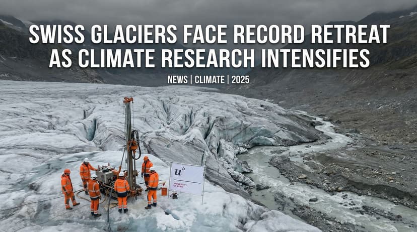 Swiss Glaciers Face Record Retreat as Climate Research Intensifies