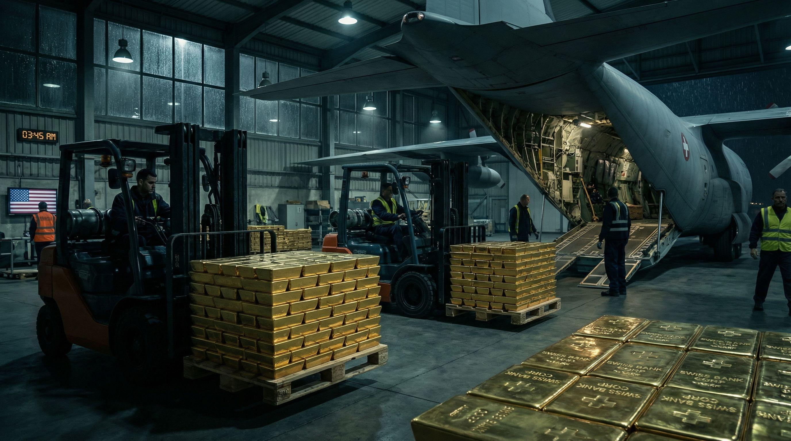 Swiss gold exports to US surge fivefold amid tariff concerns