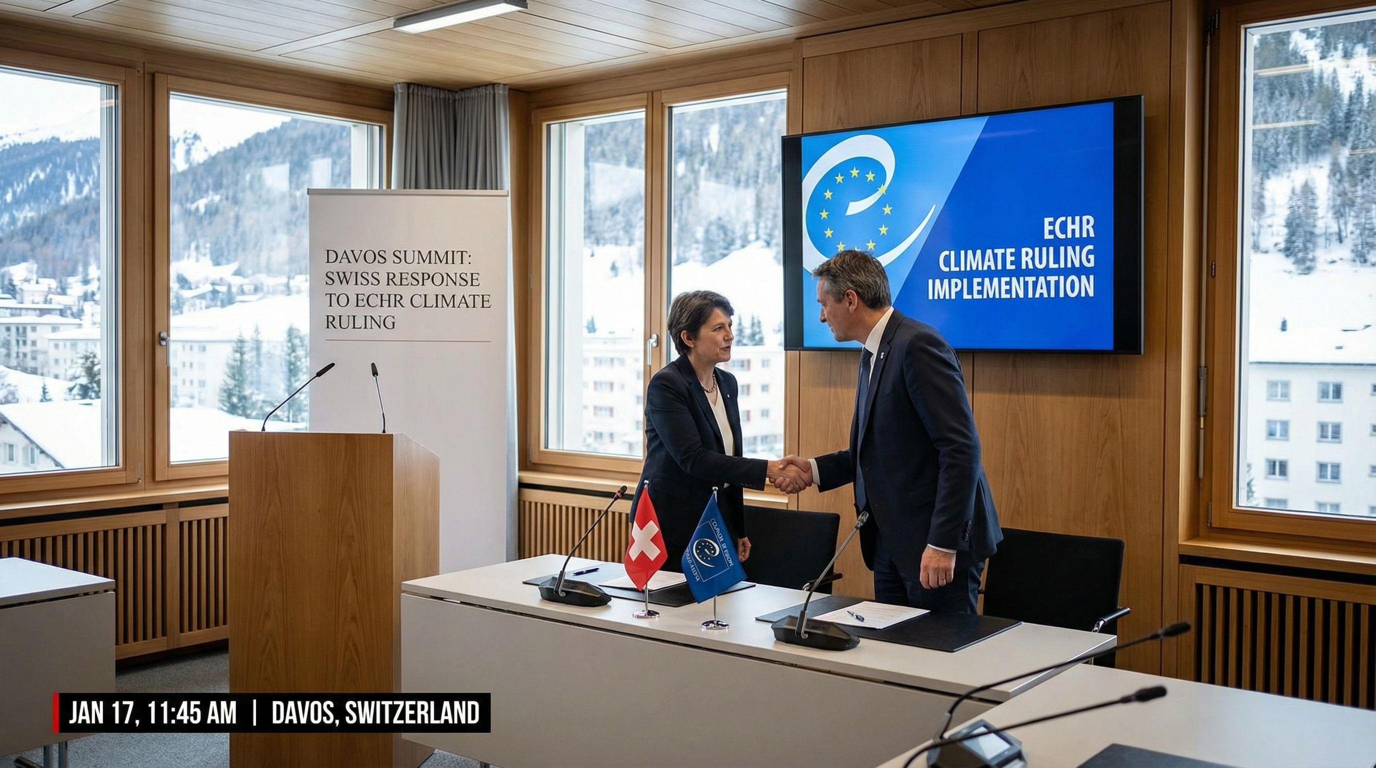 Swiss Government Addresses ECHR Climate Ruling Implementation