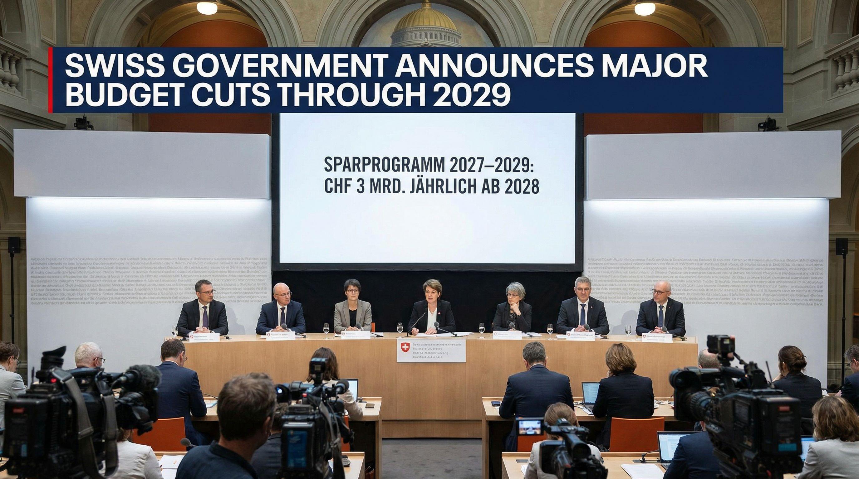 Swiss Government Announces Major Budget Cuts Through 2029
