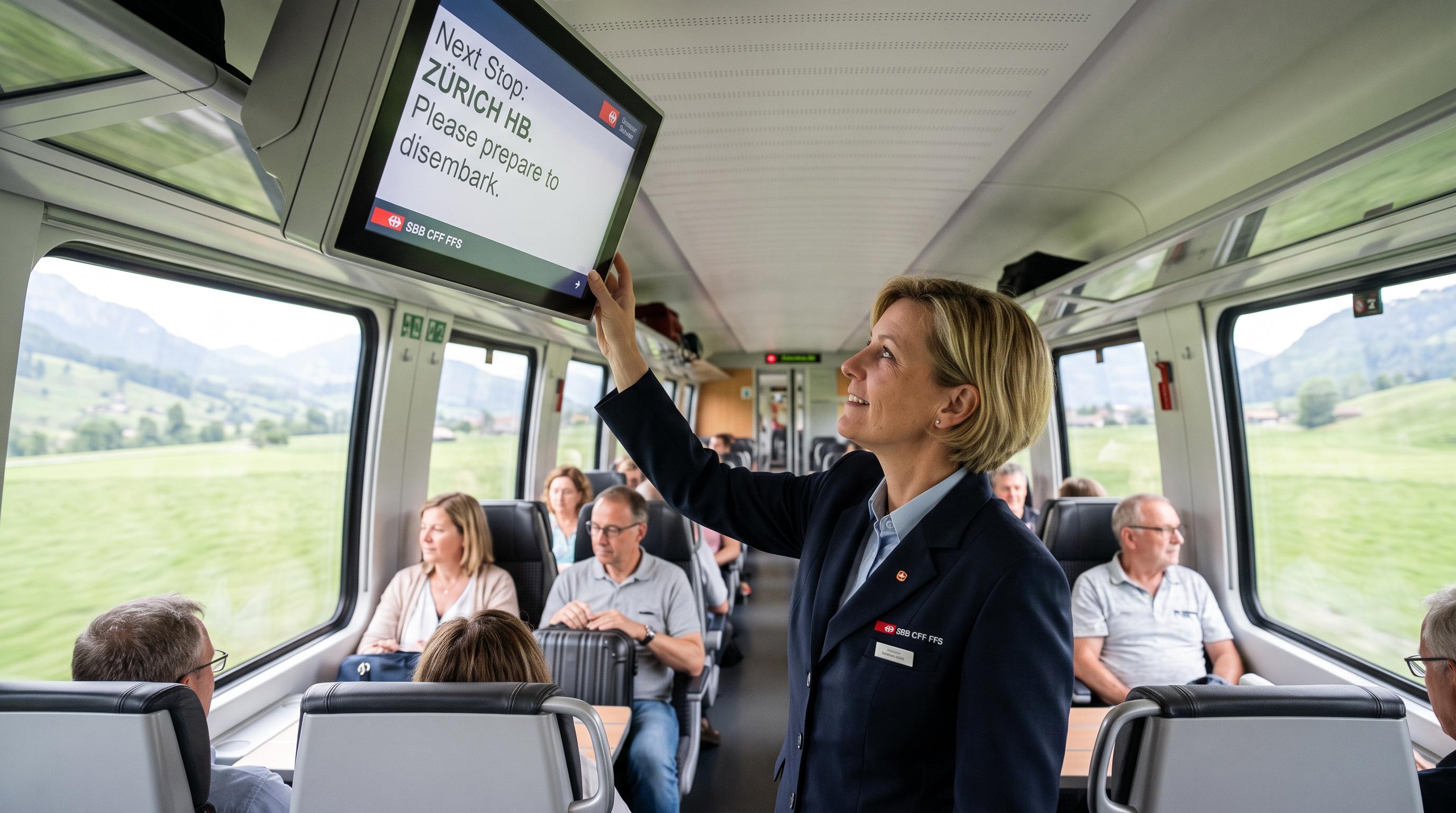 Swiss government backs English announcements on trains