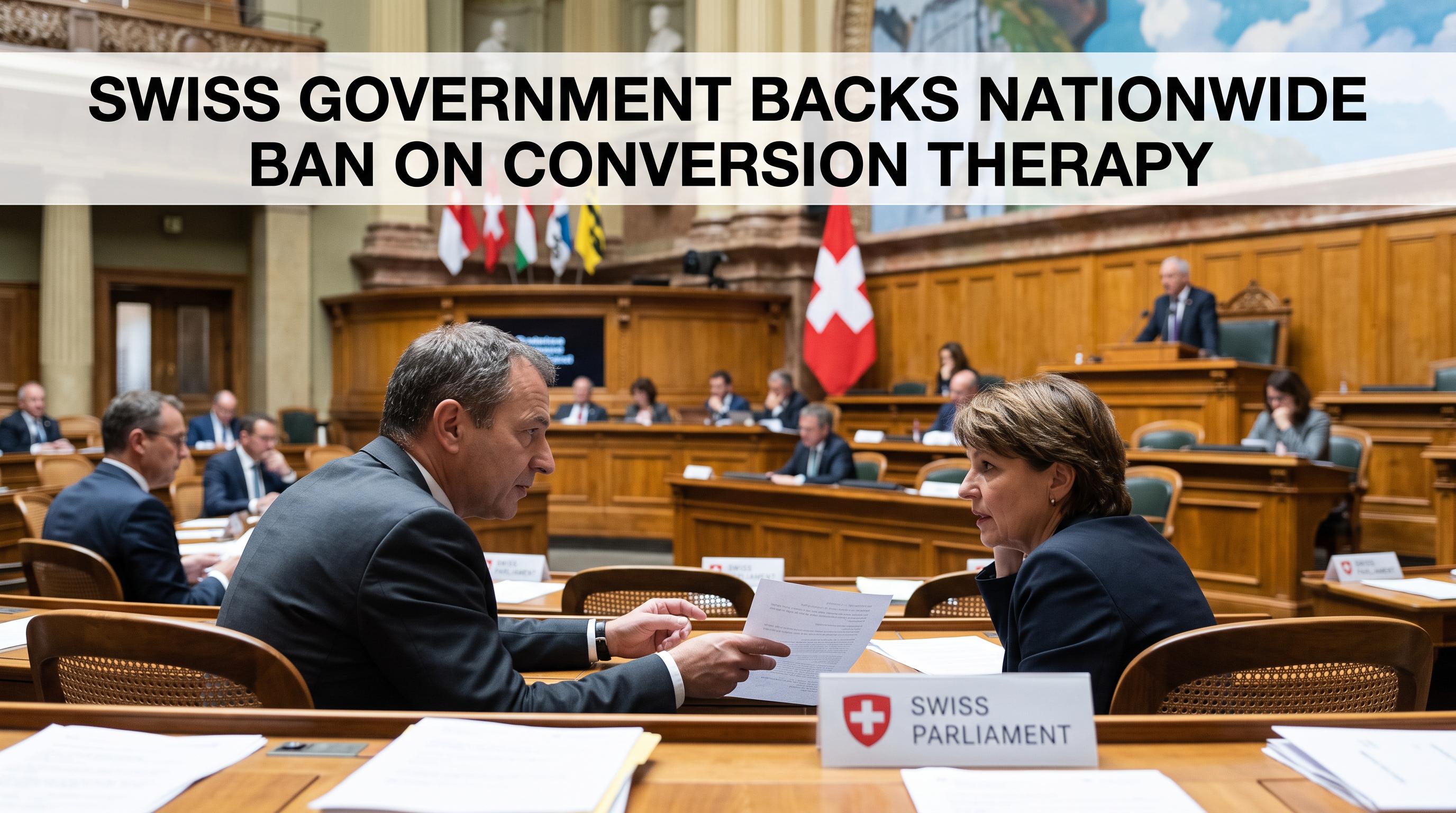 Swiss government backs nationwide ban on conversion therapy