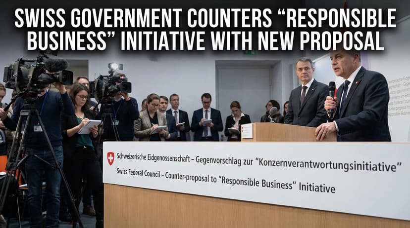 Swiss Government counters 'Responsible Business' Initiative with New Proposal