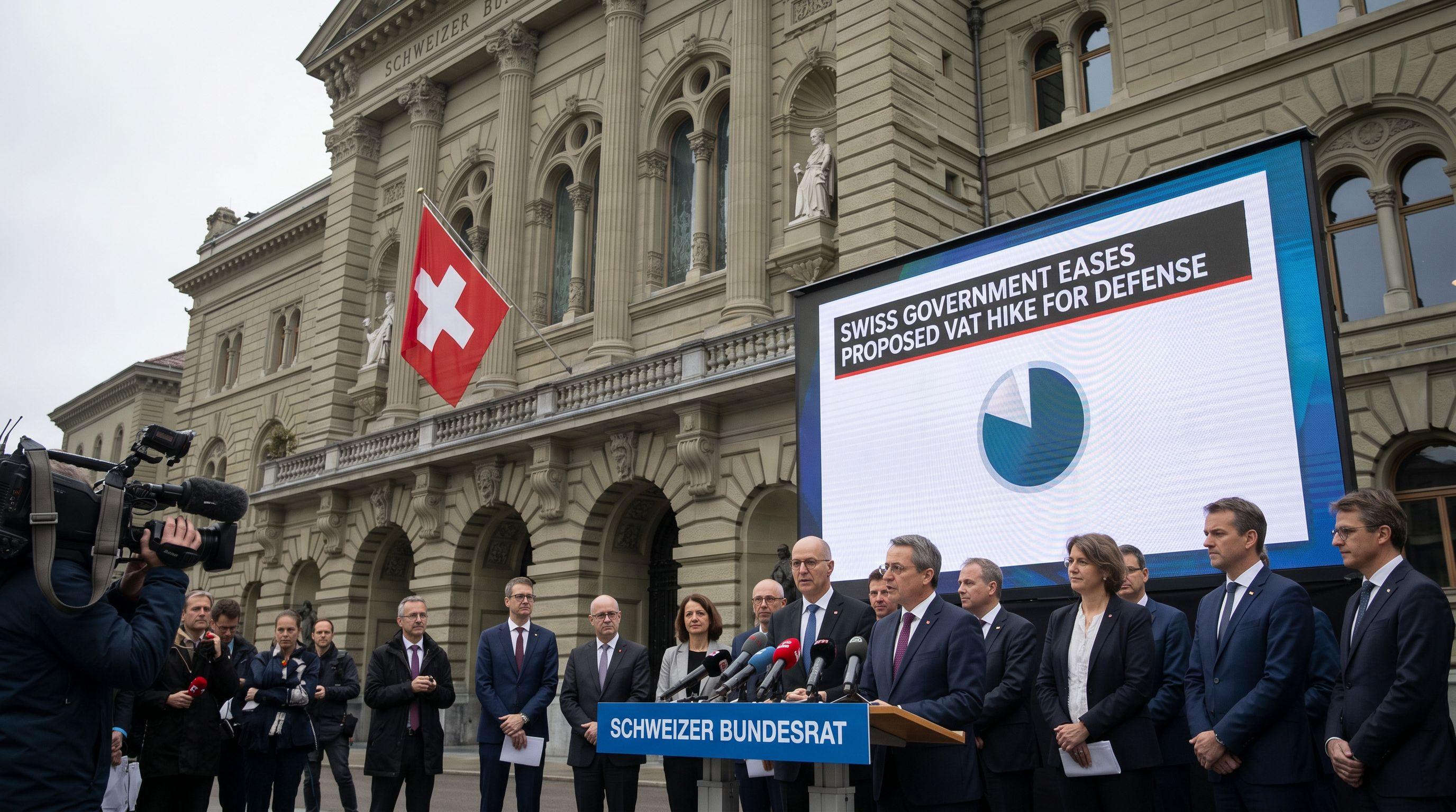 Swiss Government Eases Proposed VAT Hike for Defense Spending