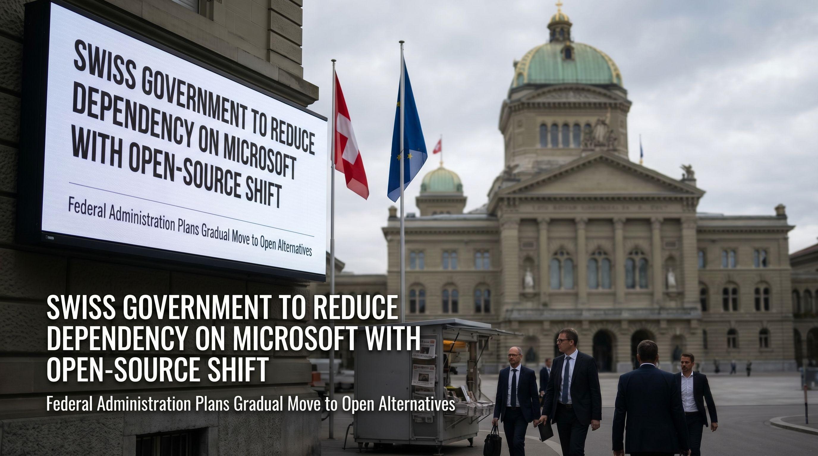 Swiss Government to Reduce Dependency on Microsoft with Open-Source Shift