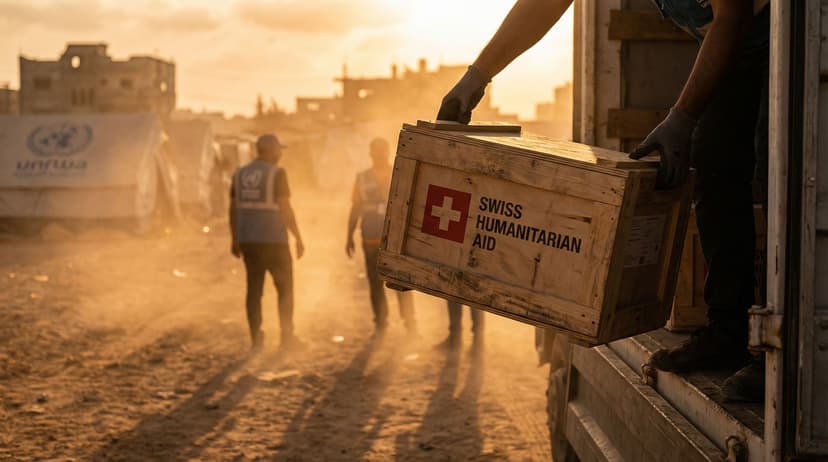 Swiss Government Pledges CHF11 Million for Gaza Humanitarian Aid