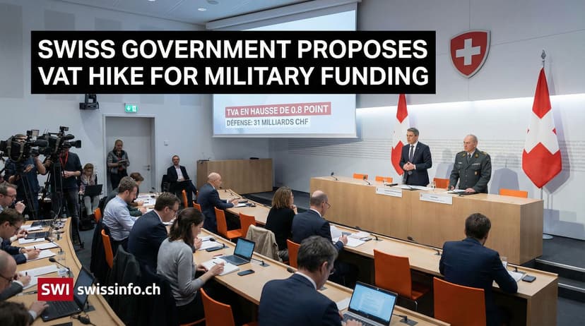 Swiss Government Proposes VAT Hike to Fund Military Spending