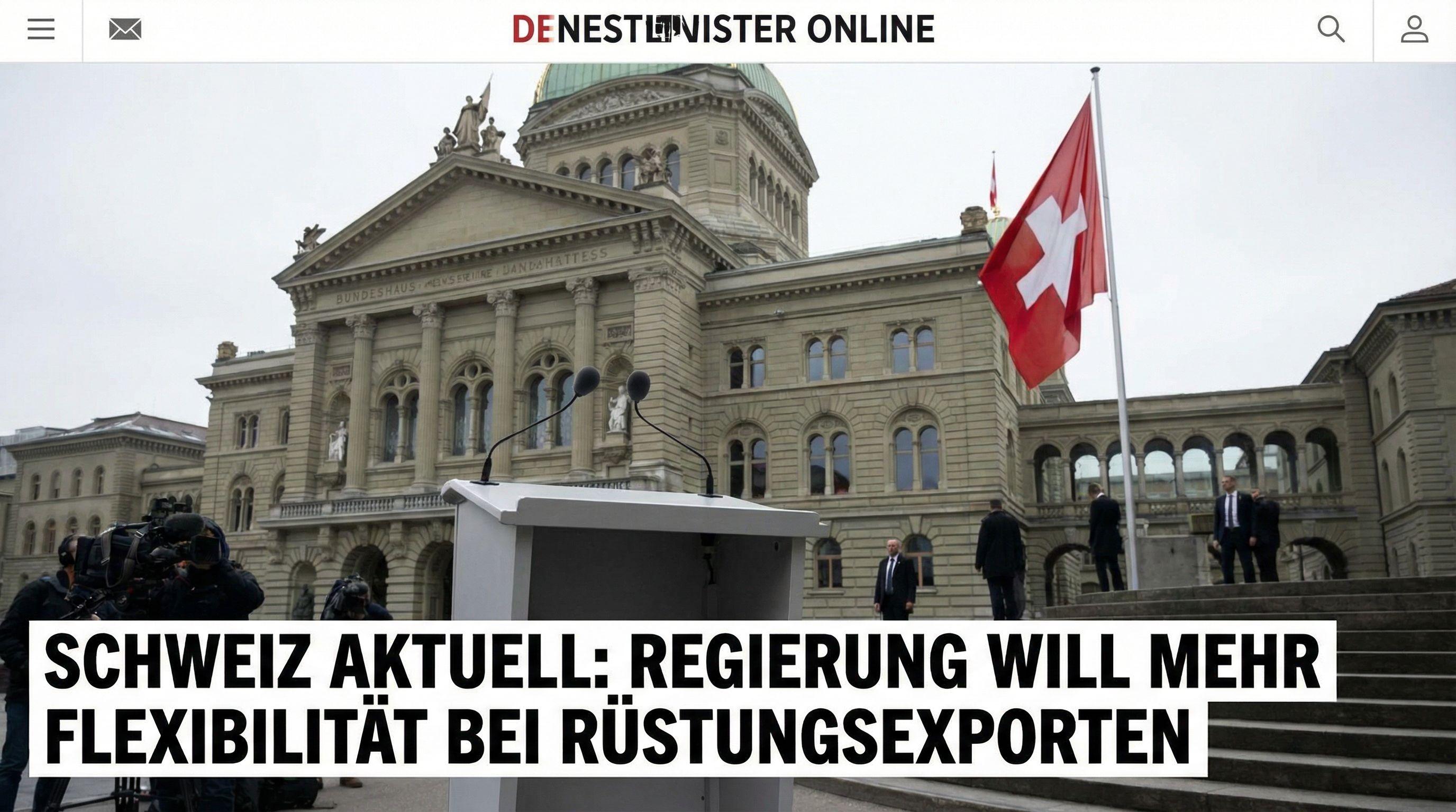 Swiss Government Seeks Greater Flexibility in Arms Export Policy