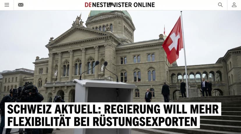 Swiss Government Seeks Greater Flexibility in Arms Export Policy