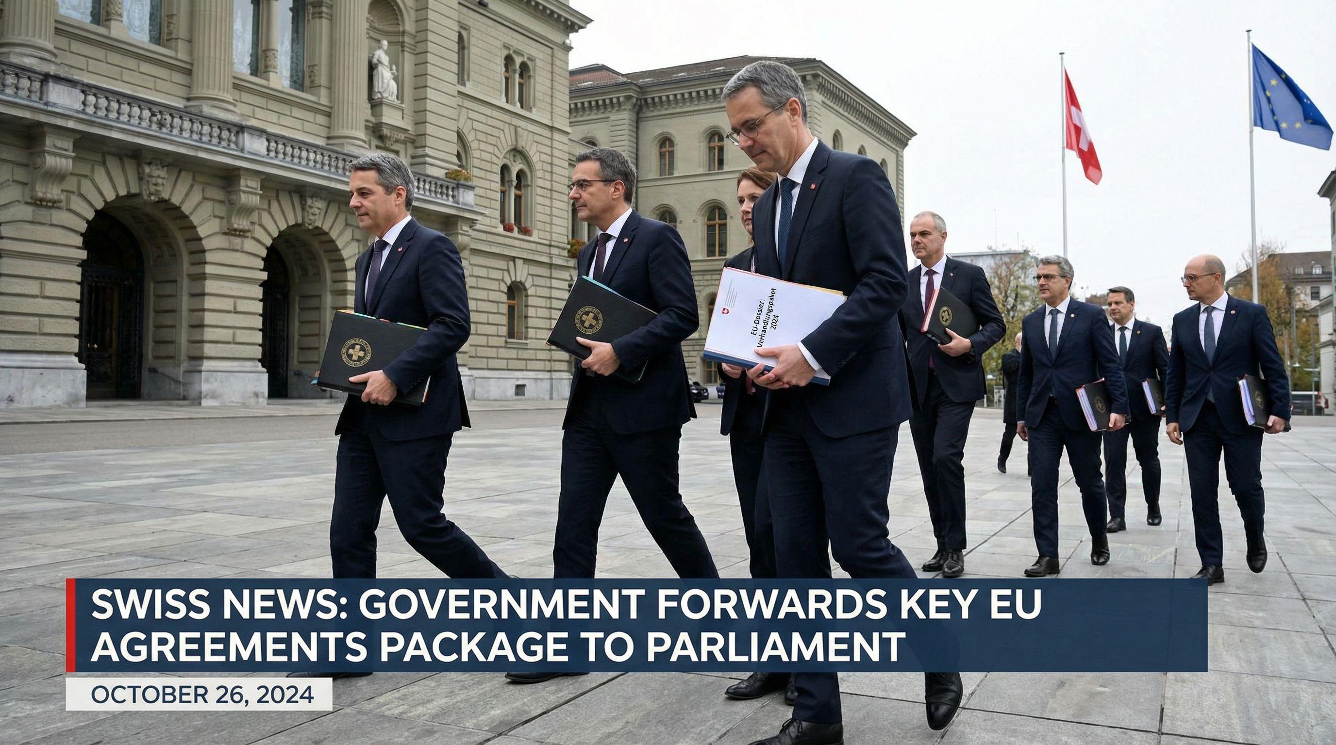 Swiss Government Forwards Key EU Agreements Package to Parliament