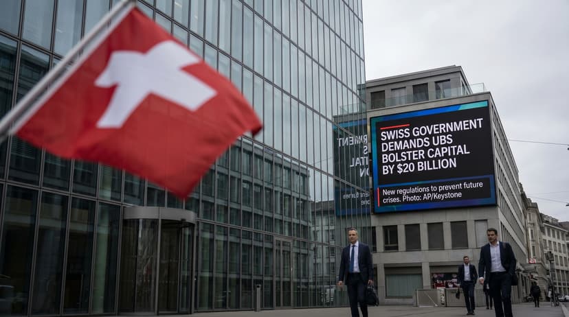 Swiss Government Demands UBS Bolster Capital by $20 Billion