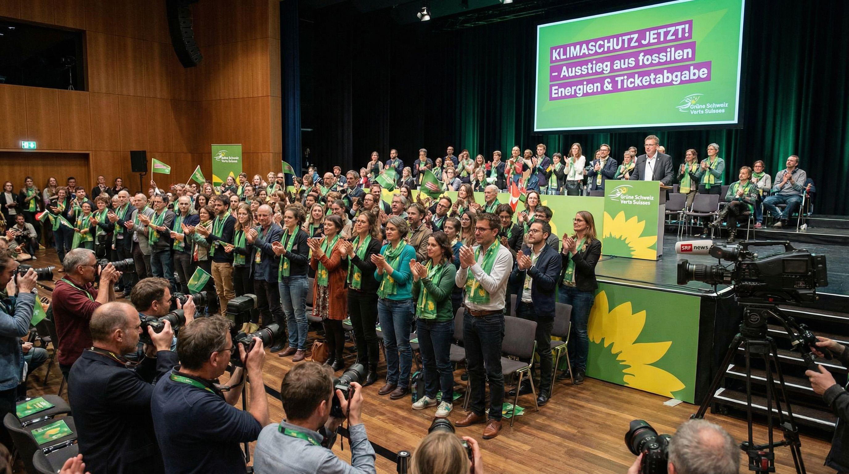 Swiss Green Party Backs Fossil Fuel Phase-Out and New Airline Ticket Tax