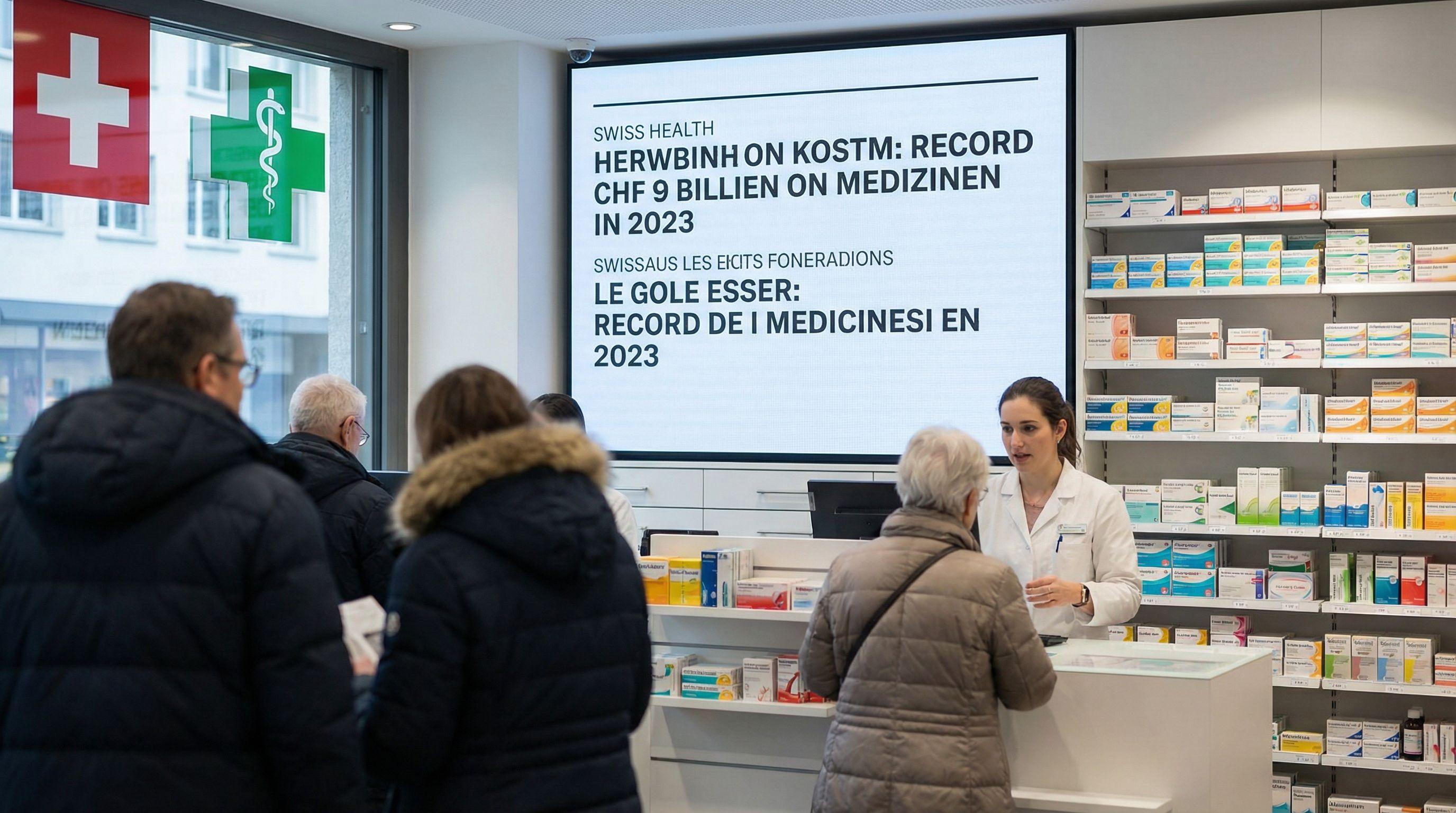Swiss Health Insurance Medicine Spending Hits Record High