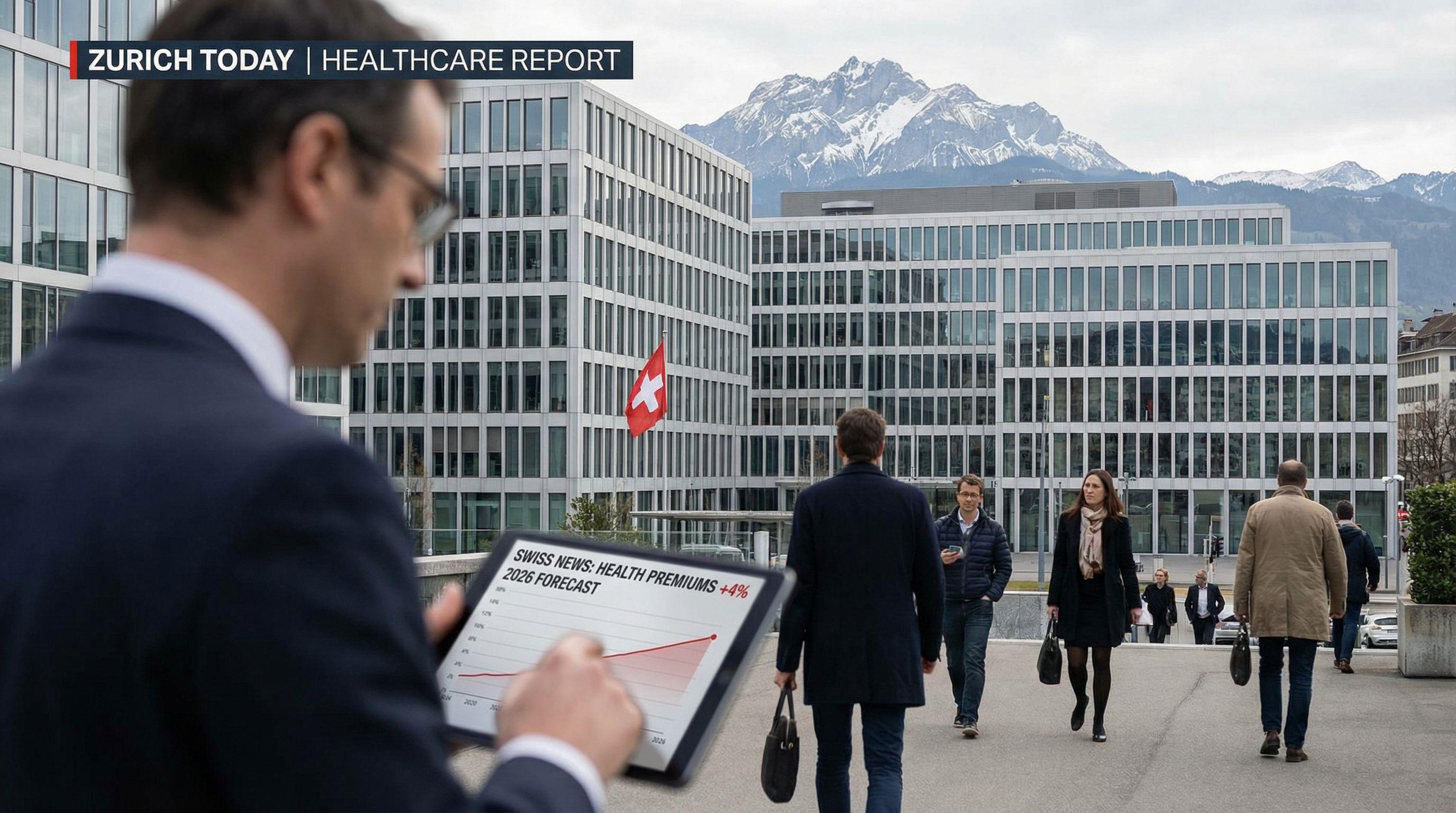 Swiss Health Insurance Premiums Projected to Rise 4% in 2026