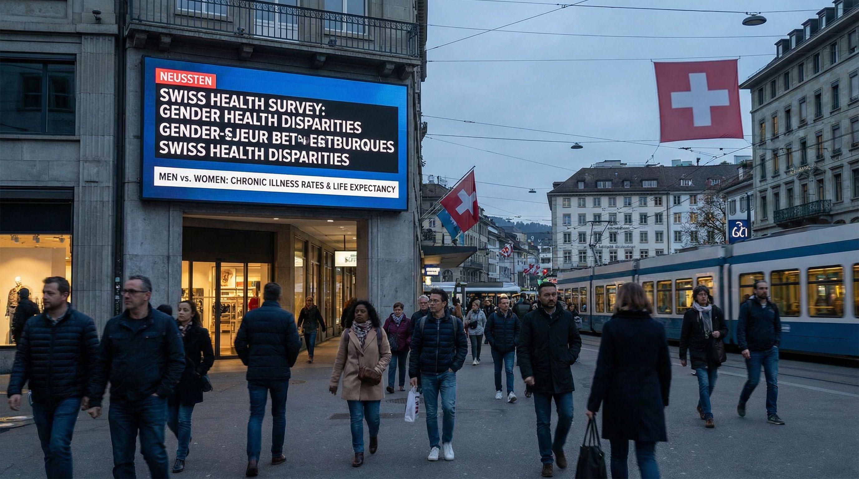 Swiss Health Survey Reveals Gender Health Disparities