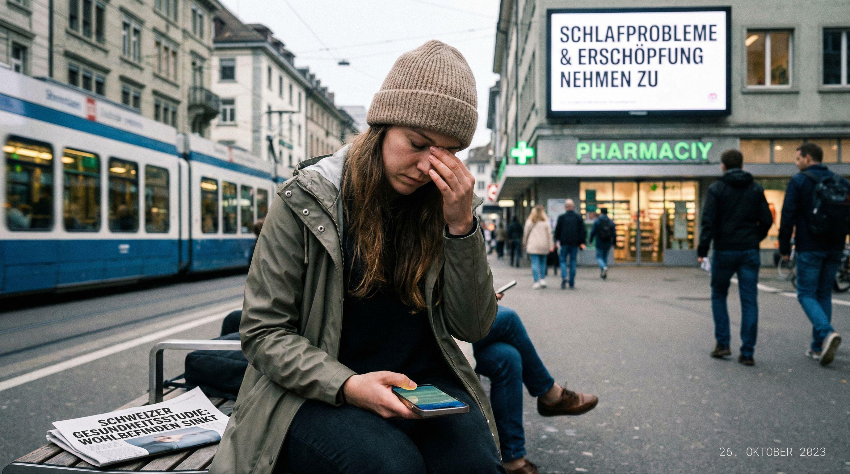 Swiss Health Survey Shows Declining Well-being, Sleep Issues