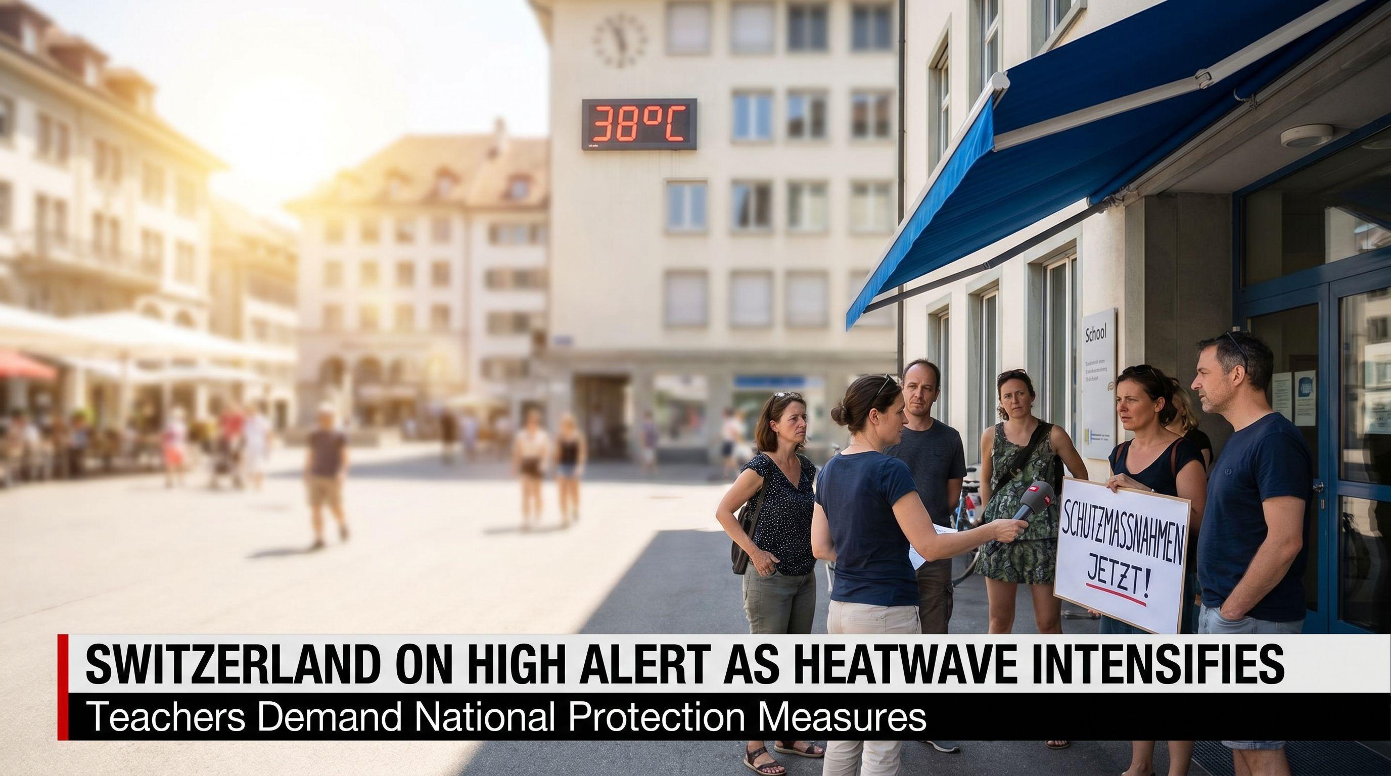 Switzerland on High Alert as Heatwave Intensifies; Teachers Demand National Protection Measures