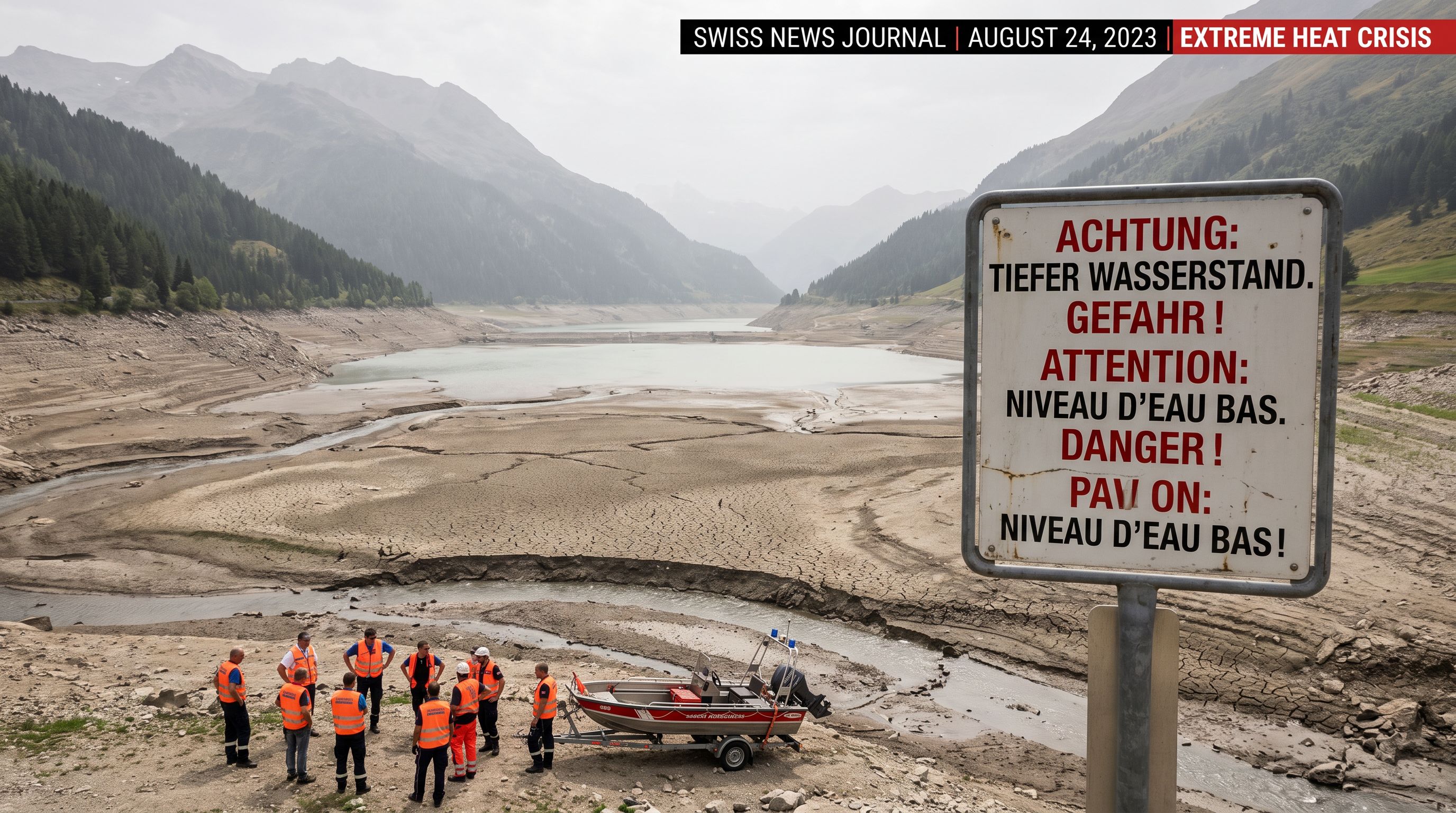 Heatwave and Drought Grip Switzerland, Forcing Early Grape Harvests and Raising Energy Concerns