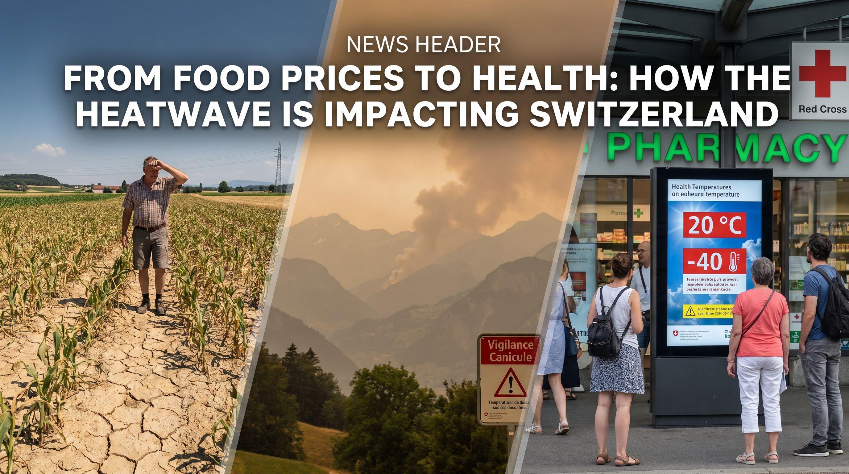 From Food Prices to Health: How the Heatwave is Impacting Switzerland