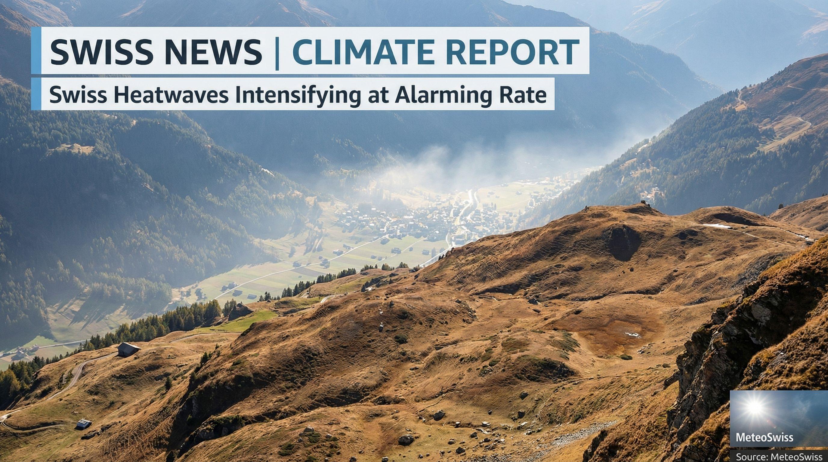 Swiss Heatwaves Intensifying at Alarming Rate