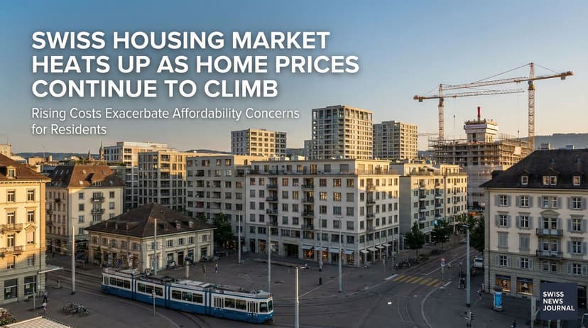 Swiss Housing Market Heats Up as Home Prices Continue to Climb