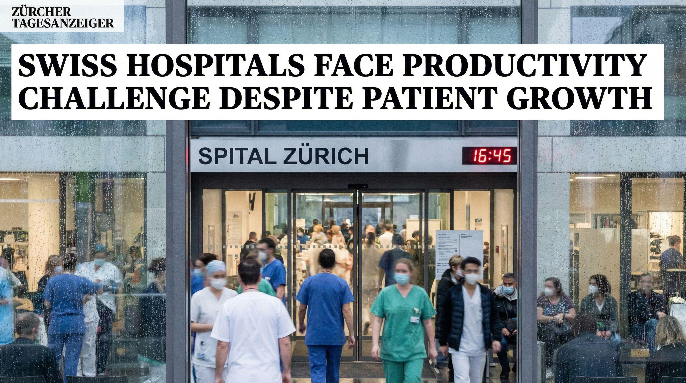 Swiss Hospitals Face Productivity Challenge Despite Patient Growth