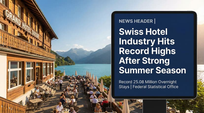 Swiss Hotel Industry Hits Record Highs After Strong Summer Season