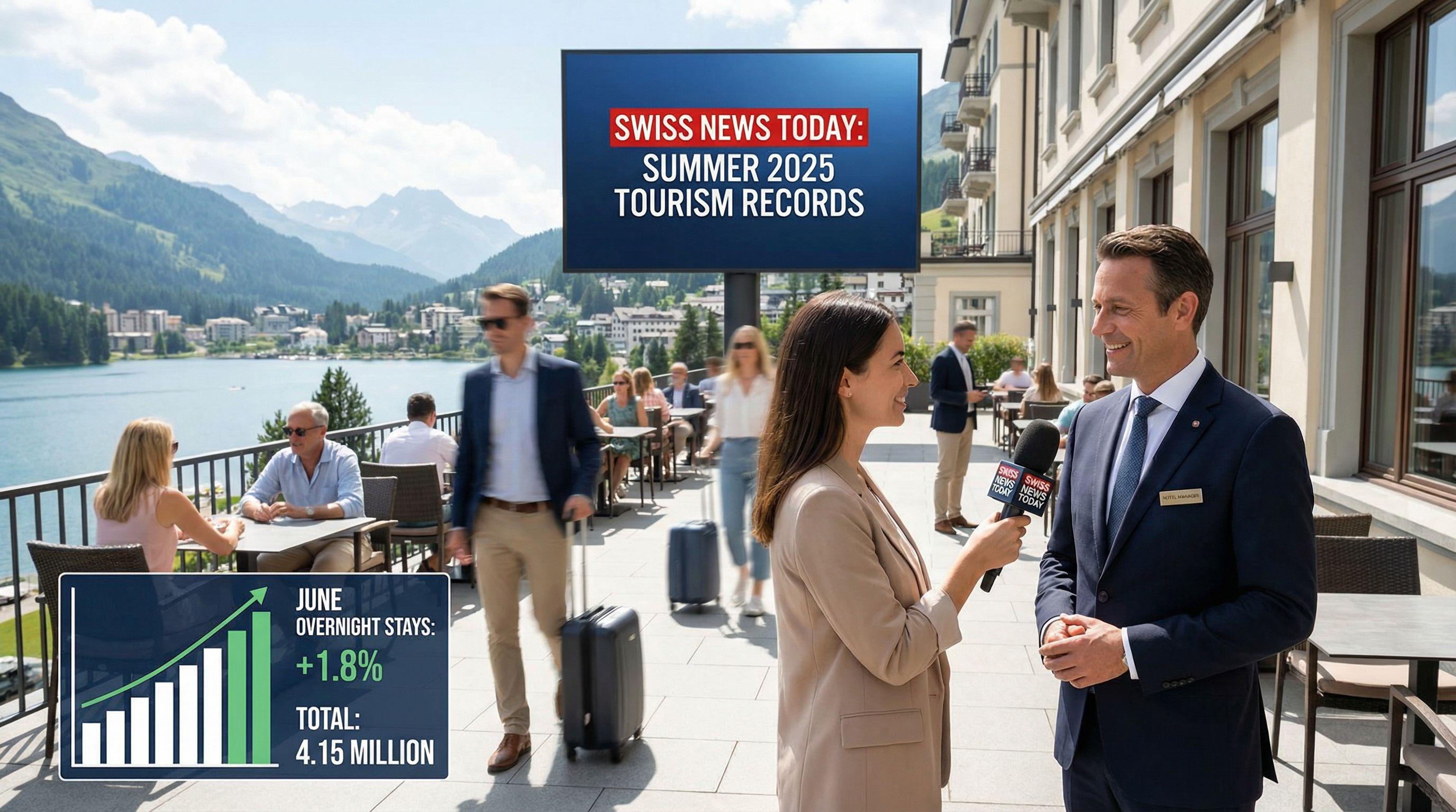 Swiss Hotel Industry Sets New Records in Summer 2025