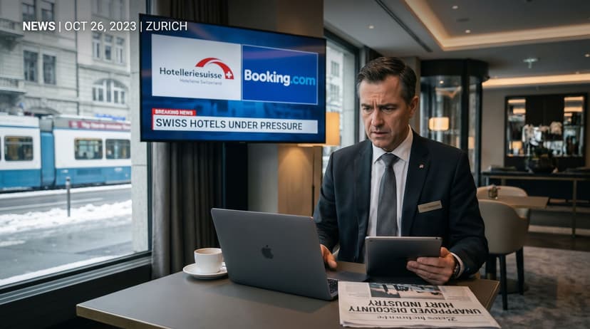 Swiss Hotels Squeezed by Unapproved Price Undercutting on Booking Platforms