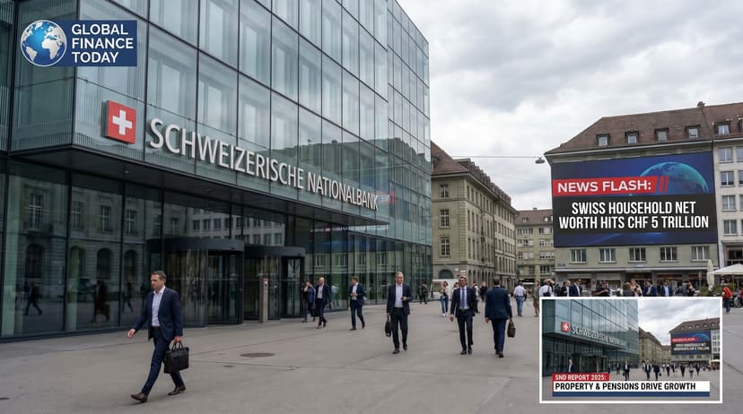 Swiss Household Net Worth Exceeds CHF5 Trillion for First Time, SNB Reports
