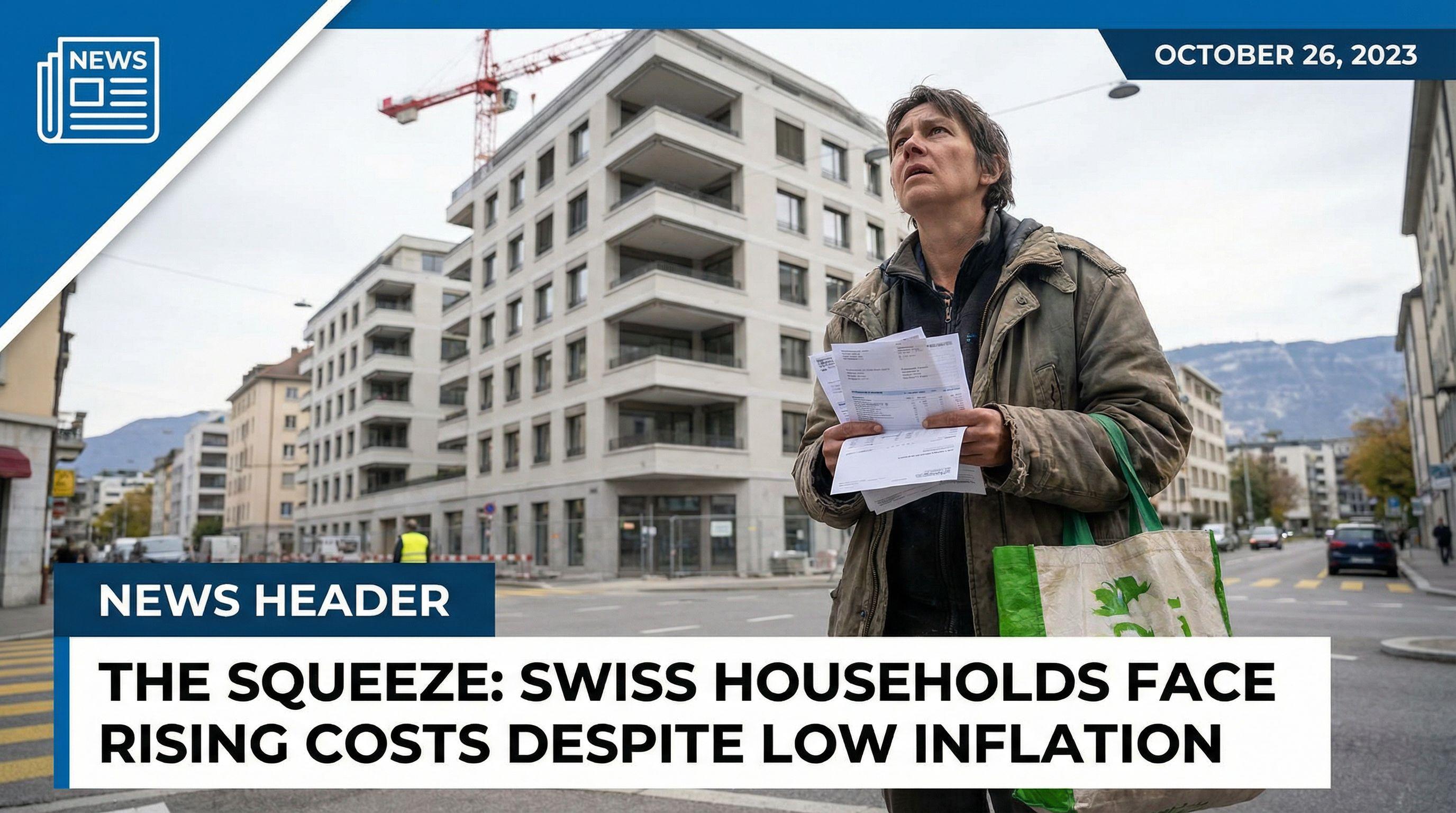 The Squeeze: Swiss Households Face Rising Costs Despite Low Inflation