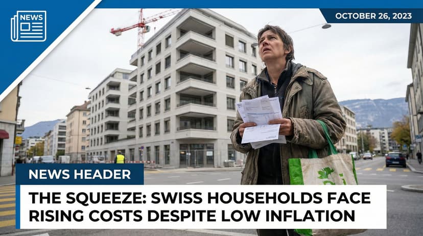 The Squeeze: Swiss Households Face Rising Costs Despite Low Inflation