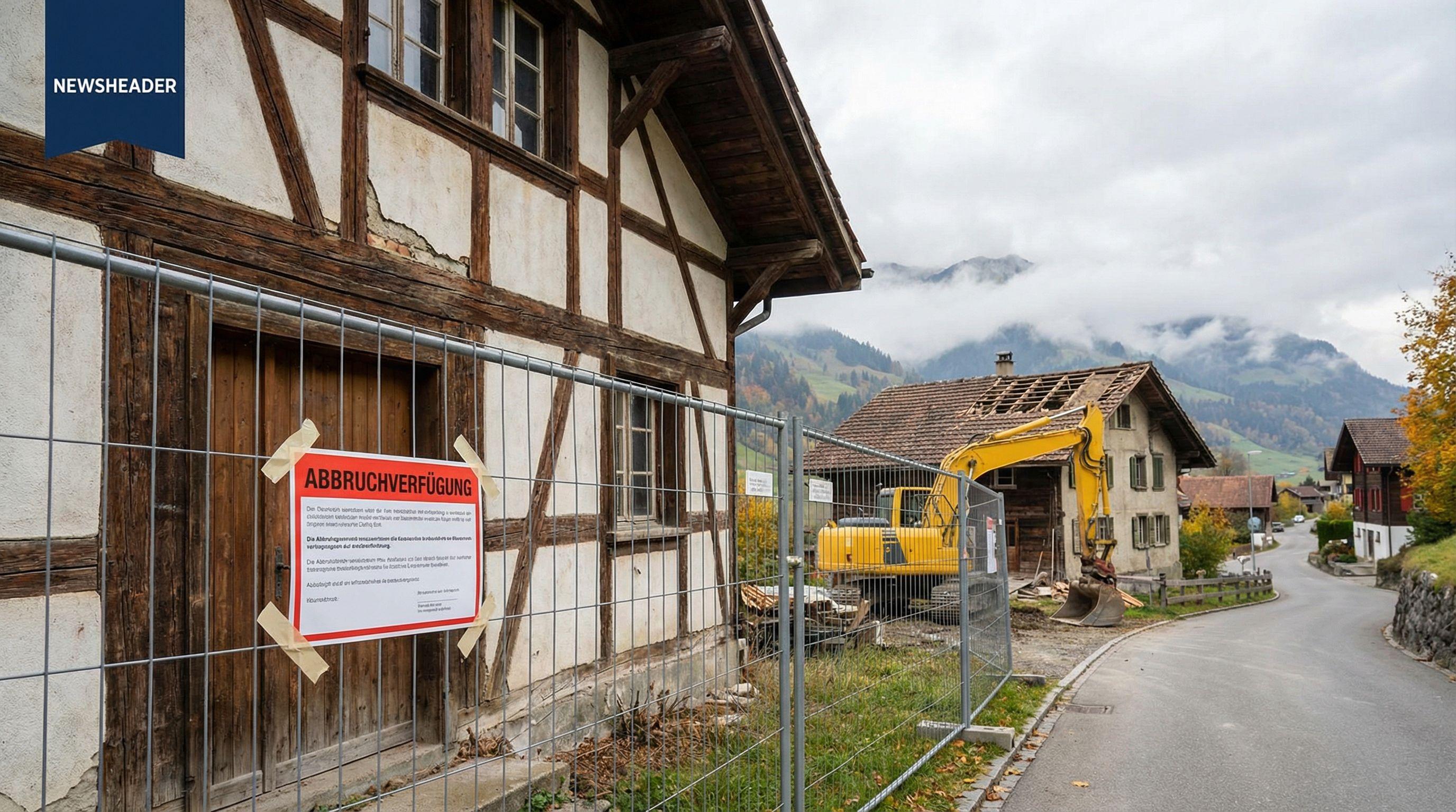 Swiss Houses Face Mandatory Demolition Under Zoning Laws