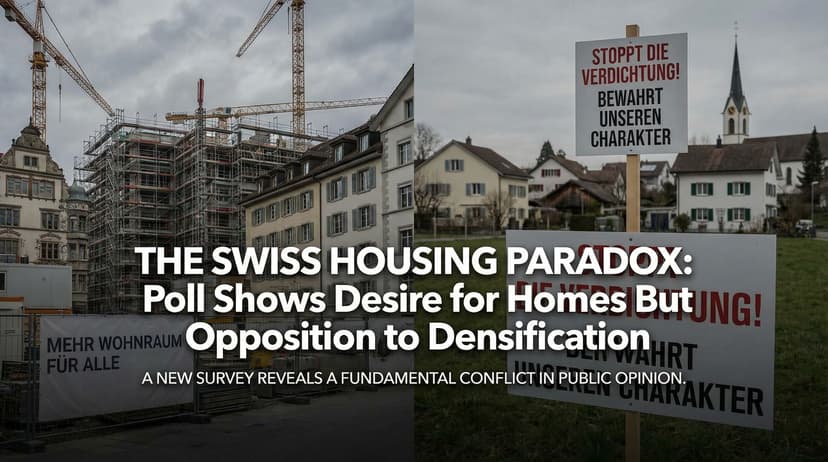 The Swiss Housing Paradox: Poll Shows Desire for Homes But Opposition to Densification