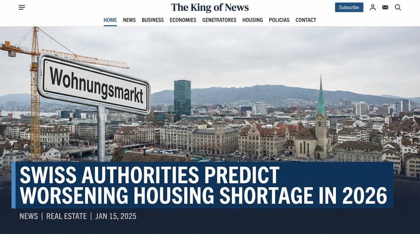 Swiss Authorities Predict Worsening Housing Shortage in 2026