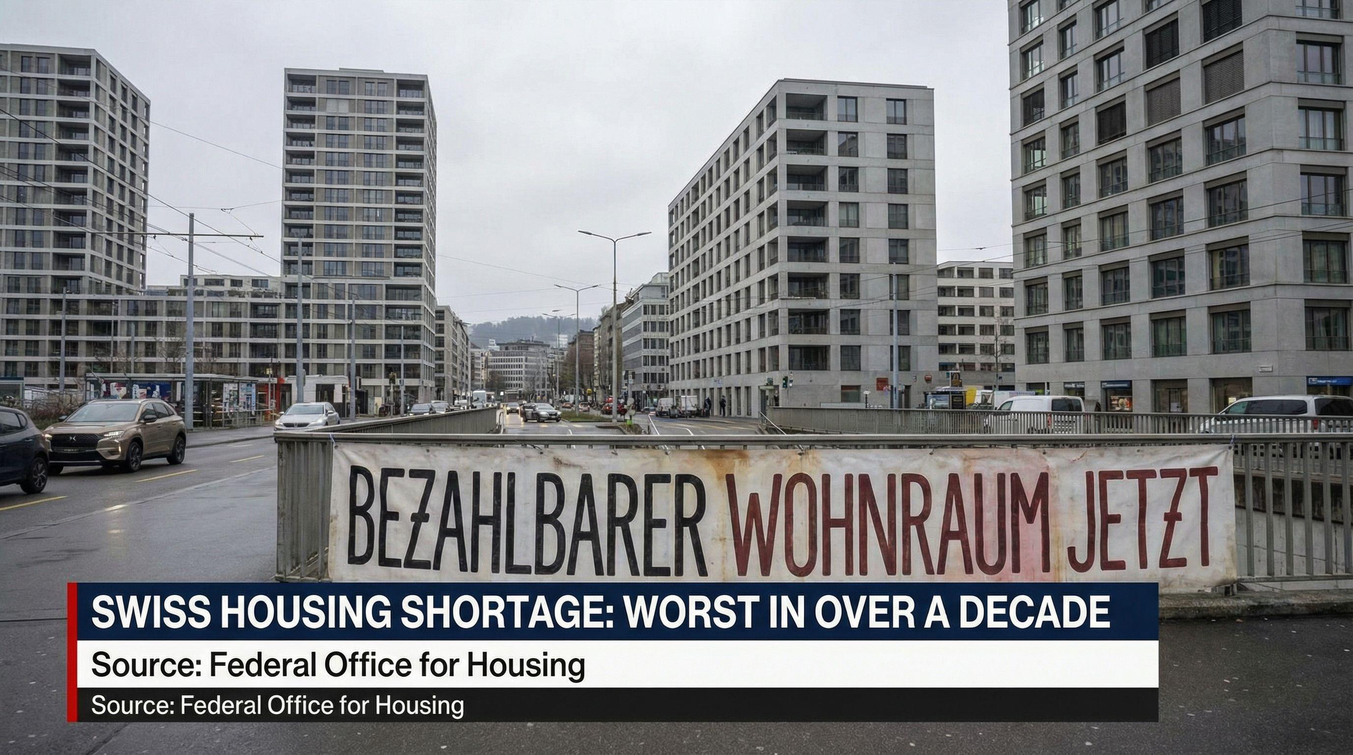 Swiss Housing Shortage Reaches Worst Level in Over a Decade