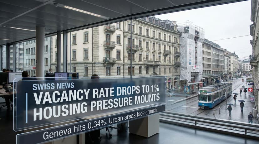 Swiss Housing Vacancy Rate Drops to 1%