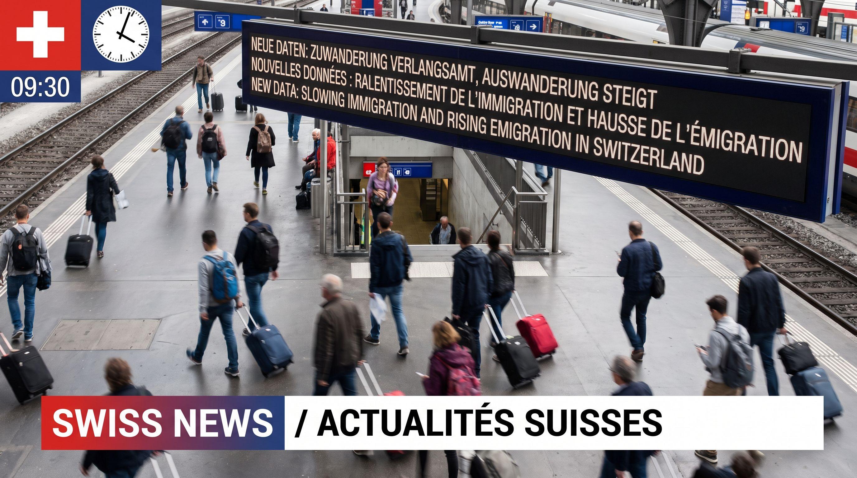 New Data Reveals Slowing Immigration and Rising Emigration in Switzerland