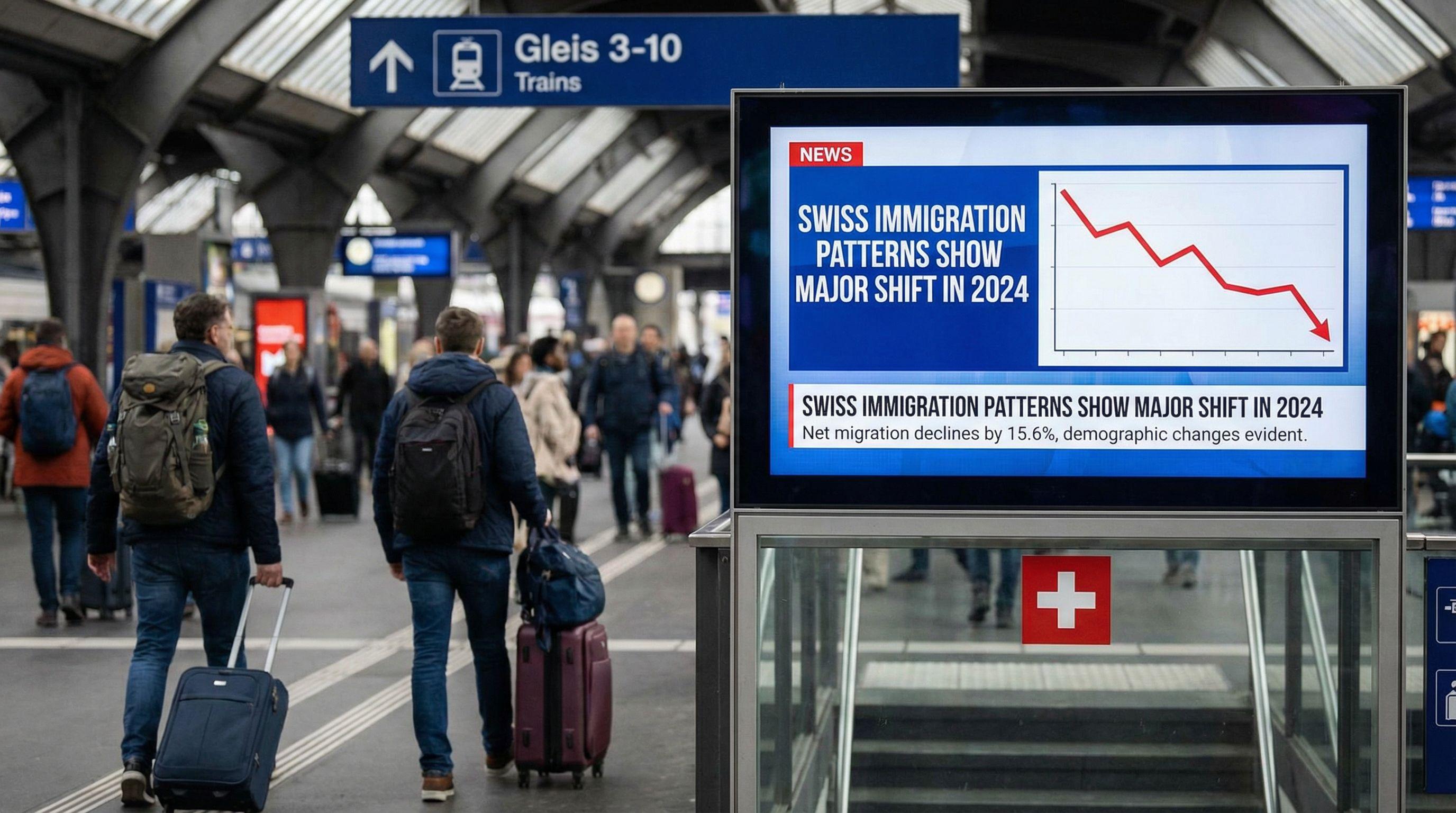 Swiss Immigration Patterns Show Major Shift in 2024
