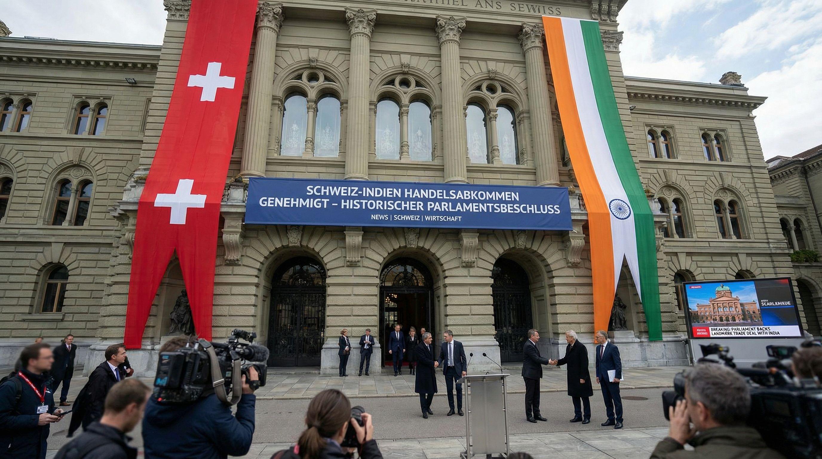 Swiss-India Trade Deal Approved in Historic Parliamentary Vote