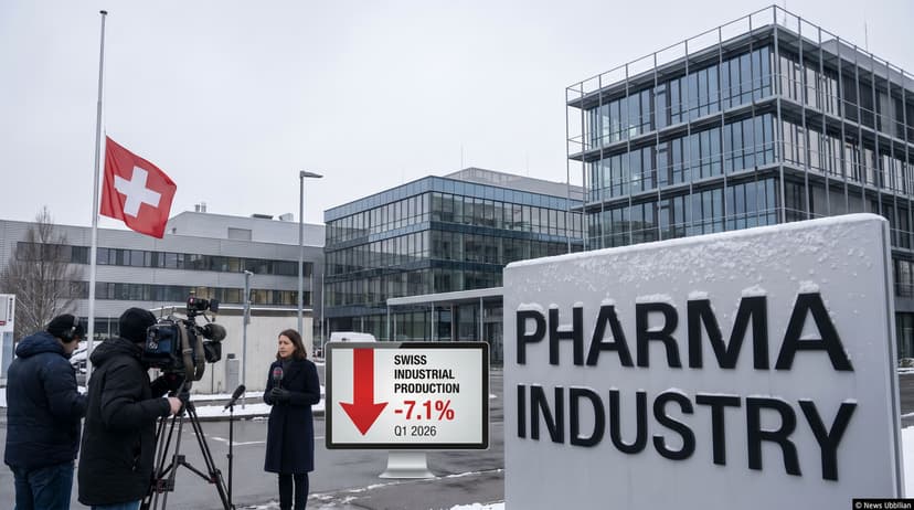 Swiss Industrial Production Plummets in First Quarter, Led by Pharma Decline