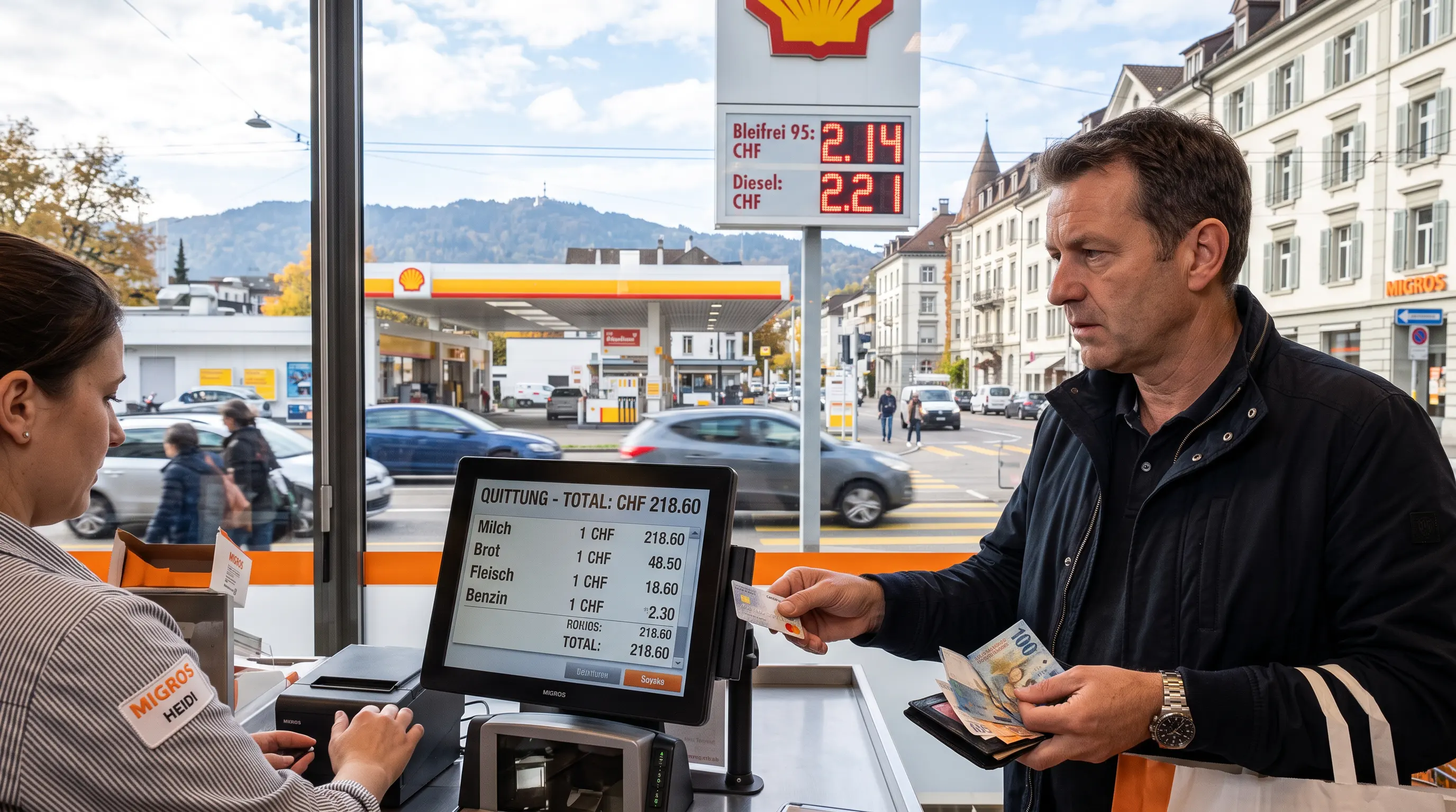 Swiss Inflation Hits Two-Year High as Oil and Franc Drive Prices